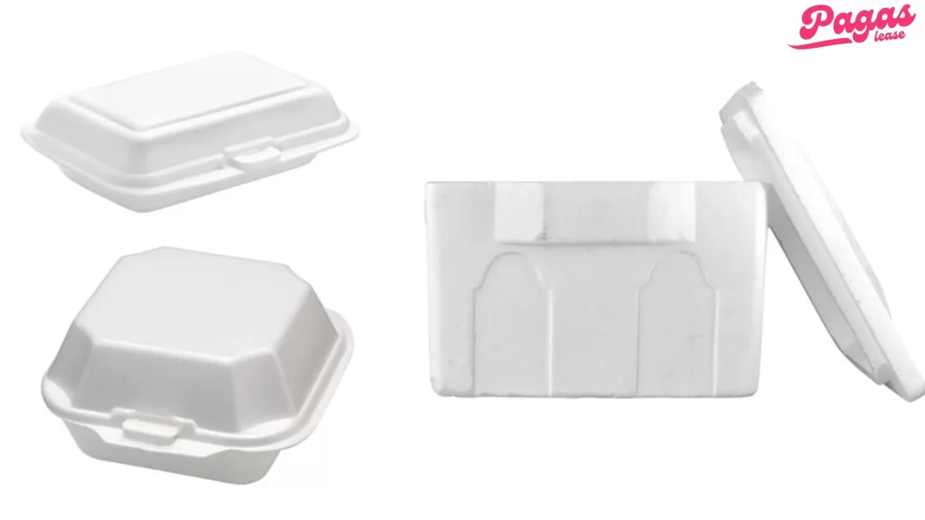 A collection of white Styrofoam food containers raises the question: **Can you recycle Styrofoam?** These containers are hard to recycle due to their composition, often ending up in landfills.