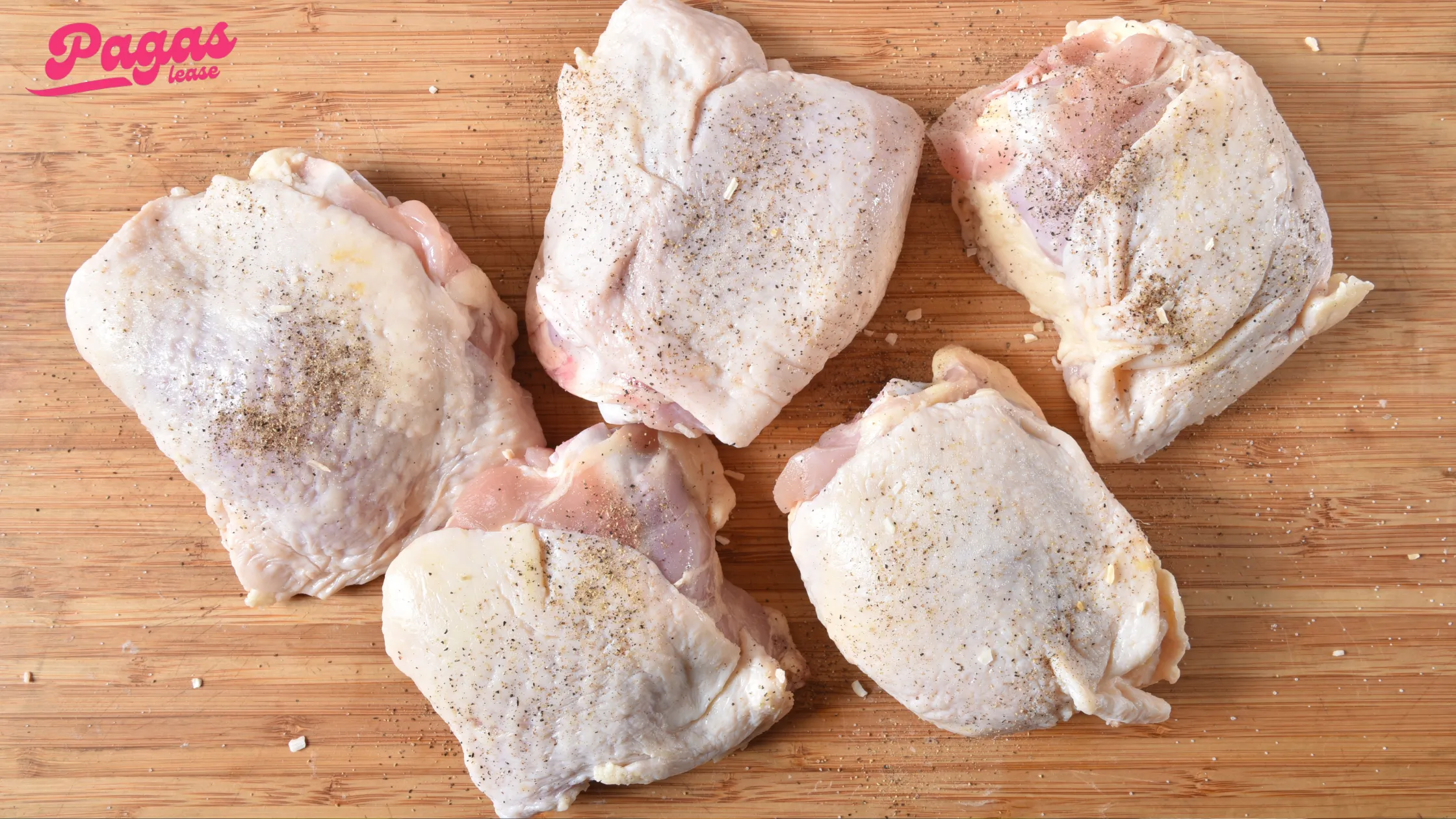 How long to boil chicken thighs seasoned and ready to cook.